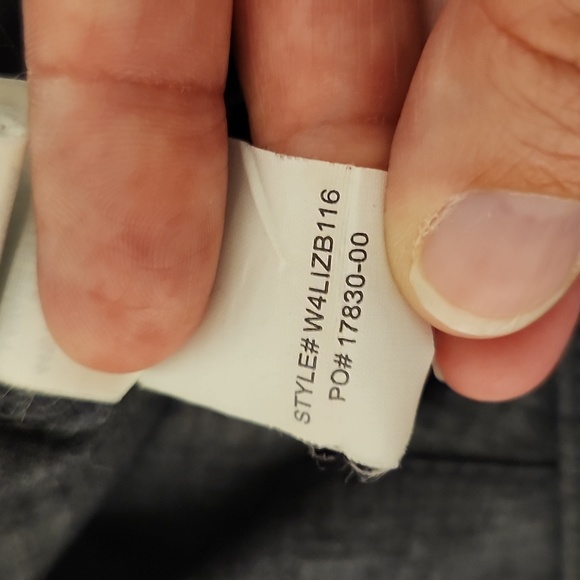 Prana Lizbeth grey zip and 3 button fly outdoor cropped capri pant size 4 - Picture 7 of 10